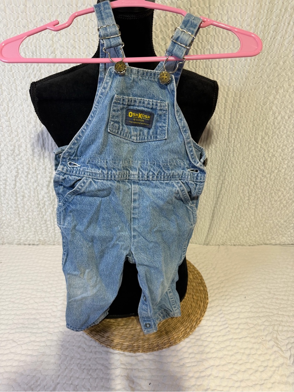 OshKosh B'gosh Light Wash Denim Overalls